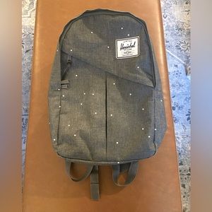 Herschel Chambray Polka Dot Backpack, Like New